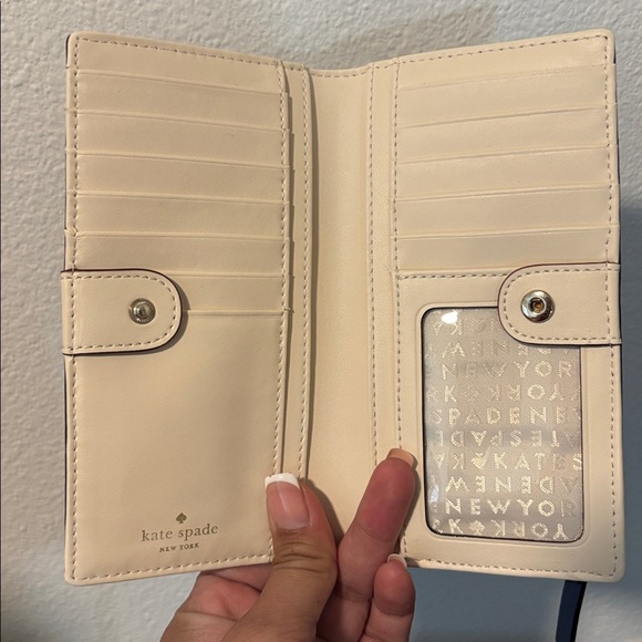 Kate Spade Wallet Like New Navy Long Wallet - Picture 3 of 6